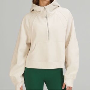 NWOT lululemon oversized scuba half zip hoodie